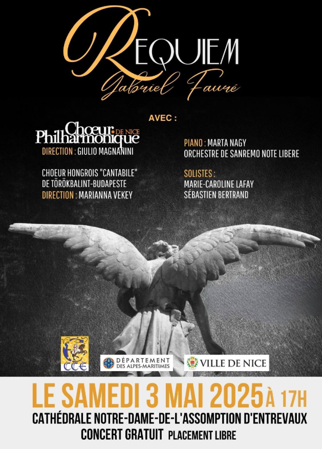 Affiche concert entrevaux